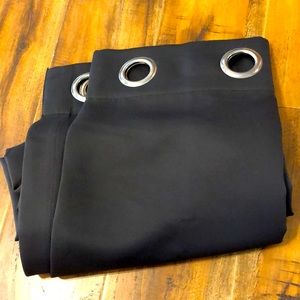 106” L Pair Large Grommet Blackout Curtain Panels